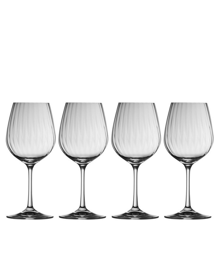 Belleek Pottery Erne Wine Glass Set of 4