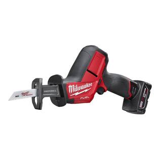 MW M12 FUEL 12V Lithium-Ion Brushless Cordless HACKZALL Reciprocating Saw Kit with M12 Multi-Tool 2520-21XC-2426-20