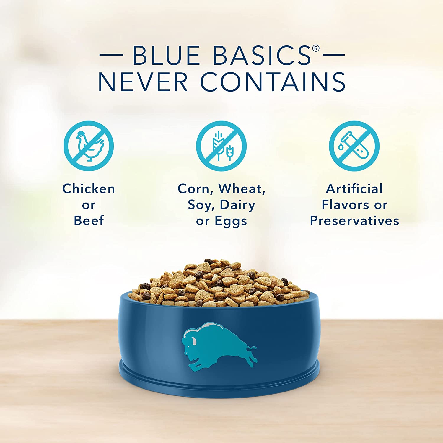 Blue Buffalo Basics Skin and Stomach Care Turkey and Potato Dry Dog Food for Adult Dogs Grain-Free 24 lb. Bag