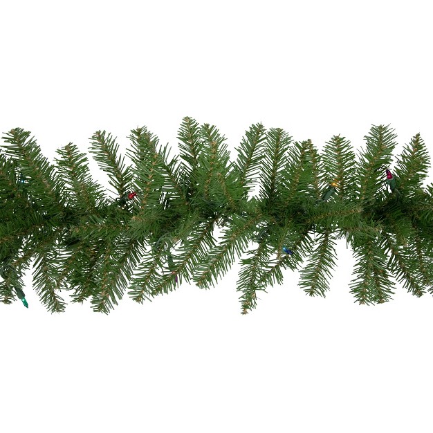 Northlight 9 x27 X 10 Pre lit Rockwood Pine Artificial Christmas Garland Multi Lights