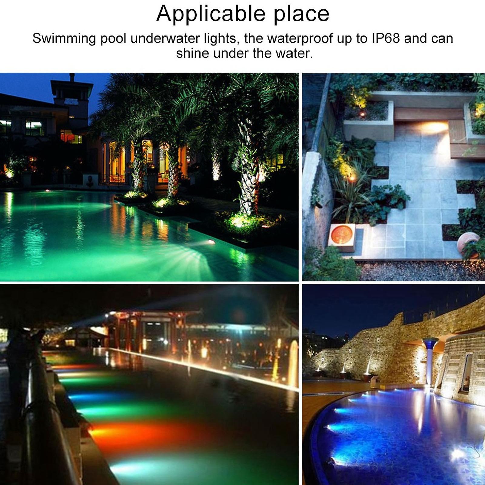 54w 18led Swimming Pool Light Rgbw Ac12v Ip68 Waterproof With Remote Control