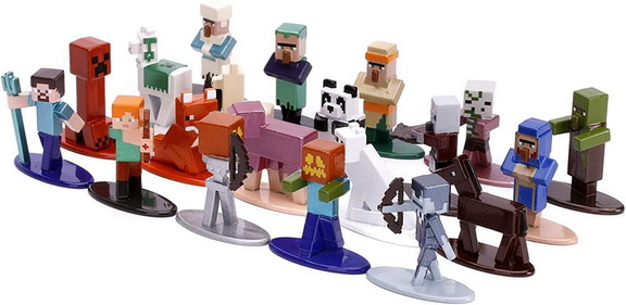 Minecraft Nano Metalfigs 20 Pack Wave 3  1.65 Inch...