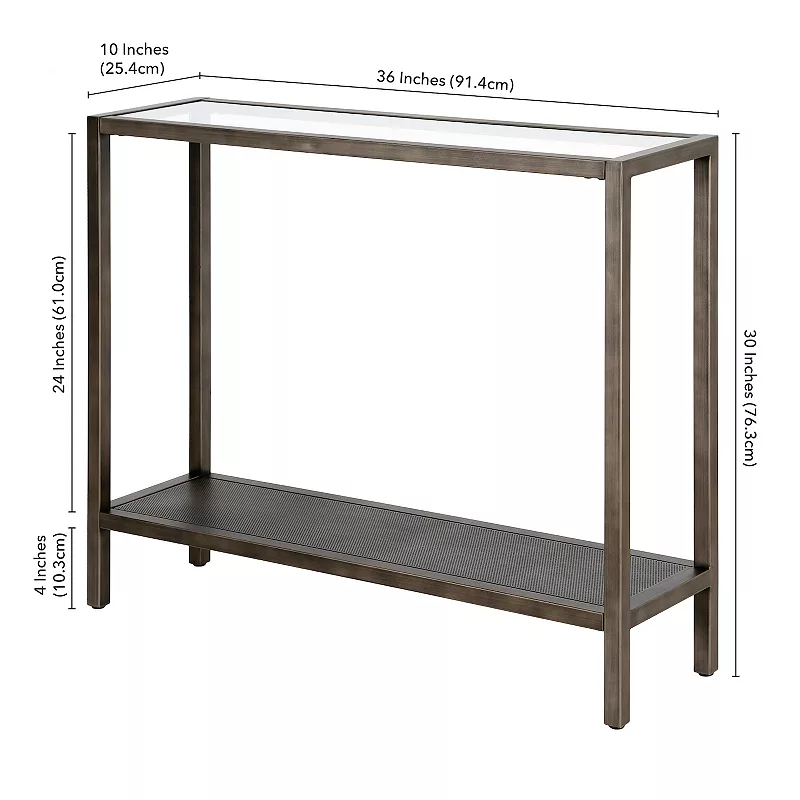 Finley and Sloane Rigan 2-Tier Console Table