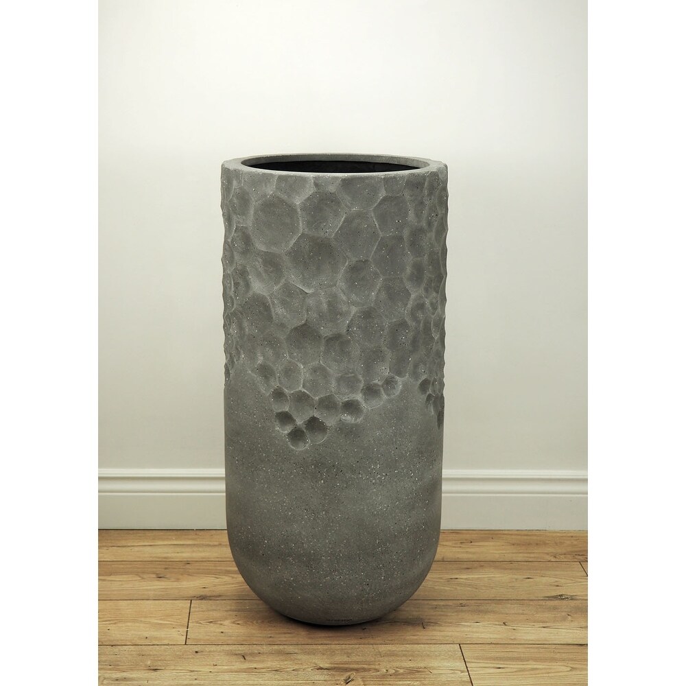 Bubble Planter in Black Matte Finish 36\