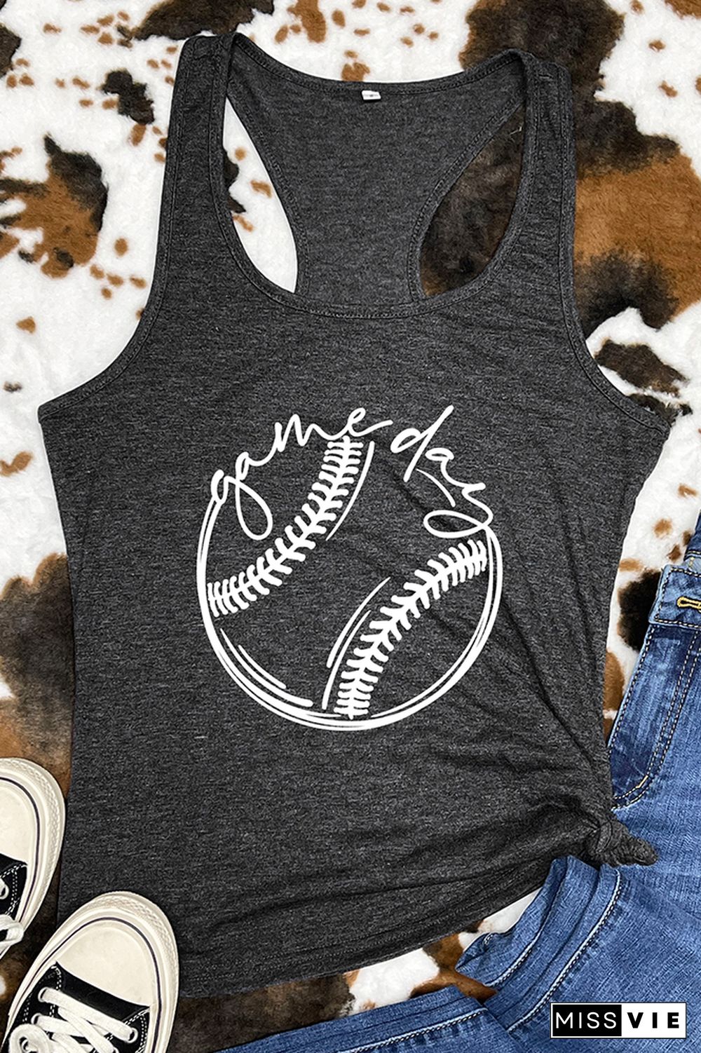 Game day, Baseball, Softball Graphic Tank Top Wholesale