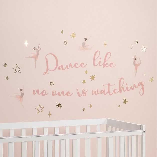 Lambs amp Ivy Ballerina Baby Dance Like No One Is Watching Wall Decals stickers