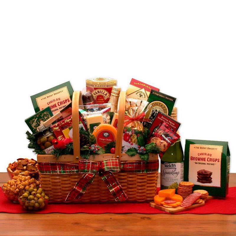 GBDS Holiday Greetings Gourmet Gift Hamper- Christmas gift basket - Holiday Gift Basket