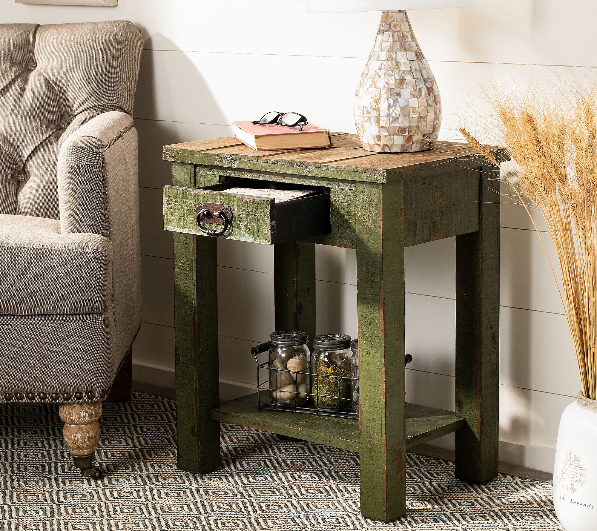 Safavieh Alfred End Table With Storage Drawer