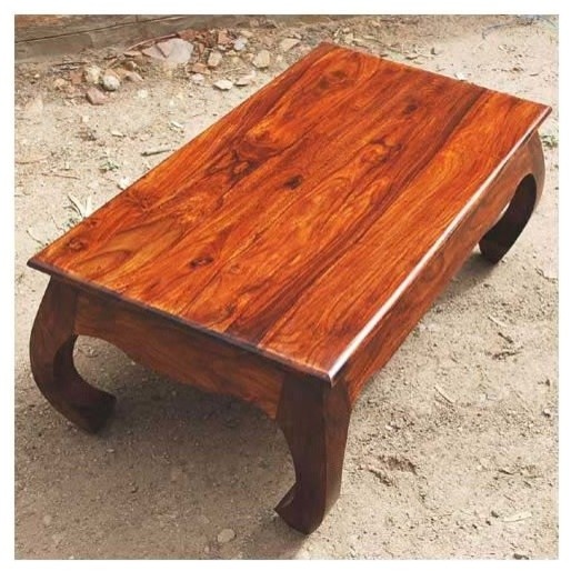 Santa Fe Rustic Solid Wood Rectangular Opium Coffee Table   Asian   Coffee Tables   by Sierra Living Concepts Inc  Houzz