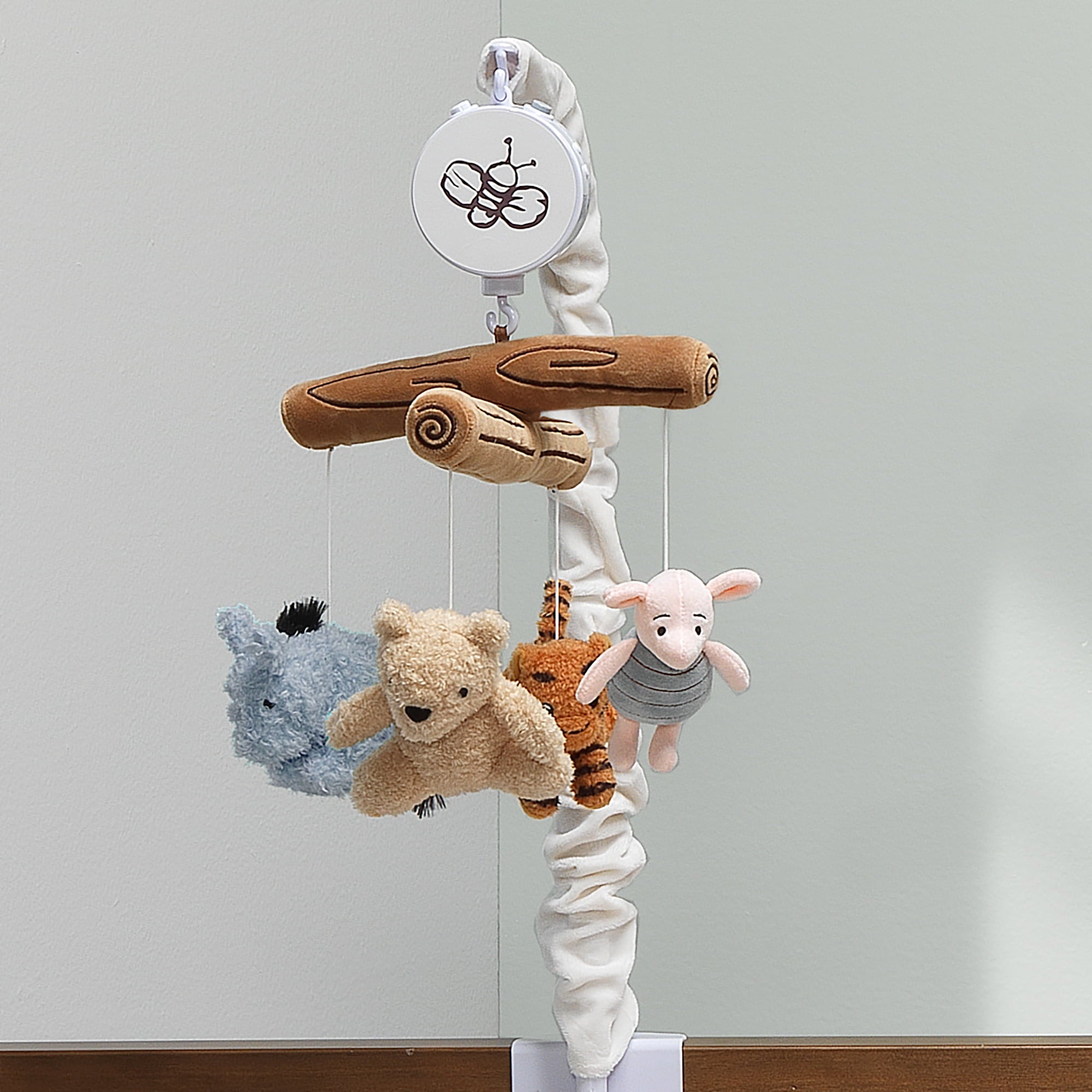 Lambs and Ivy Disney Baby Storytime Pooh Musical Baby Crib Mobile Soother Toy