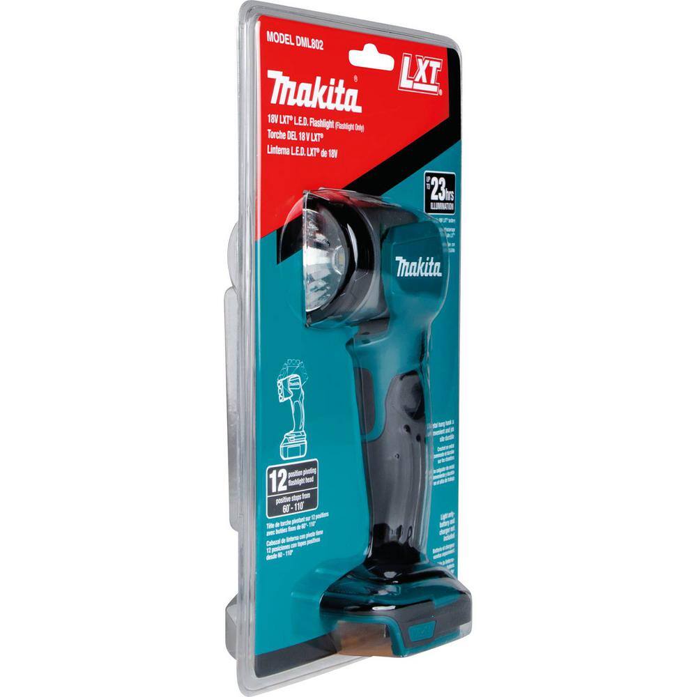 Makita 18V LXT Lithium-Ion Cordless LED Flashlight (Tool-Only) DML802