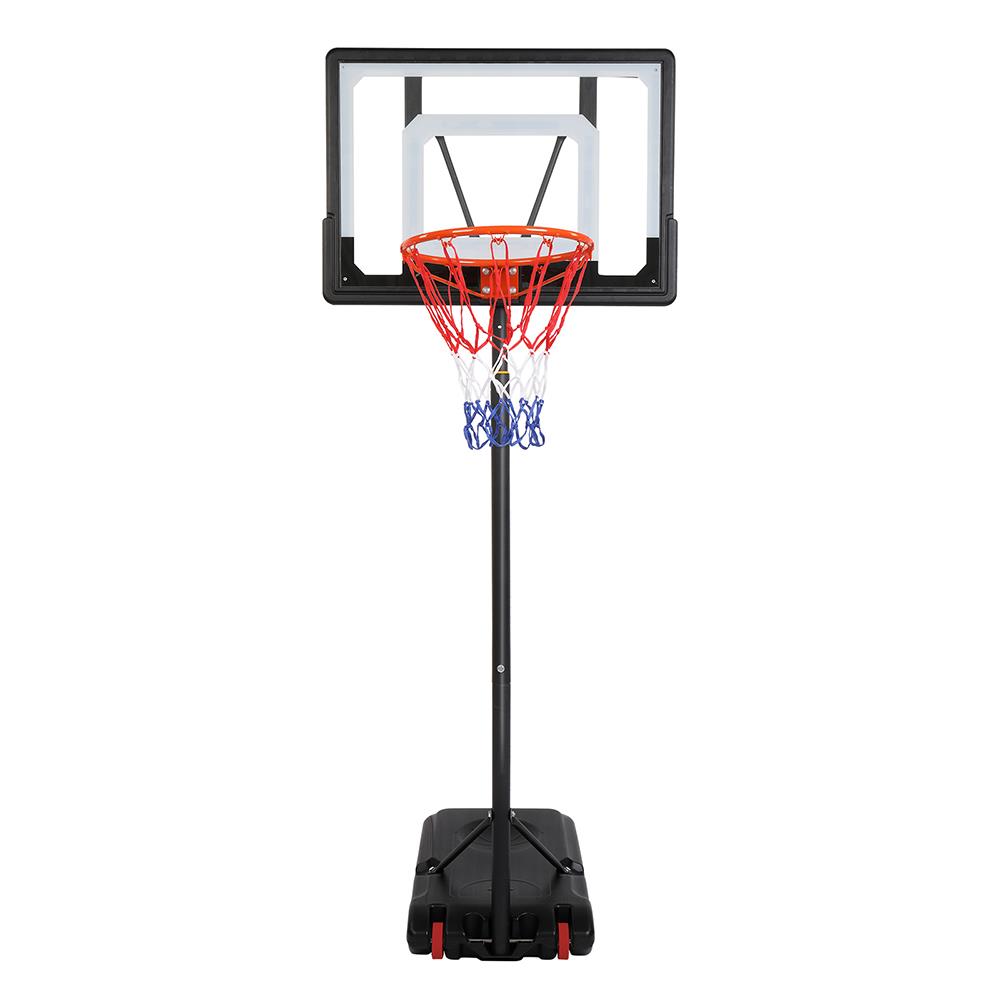 Zimtown Portable Basketball Hoop Stand 5.2ft -6.9ft Height Adjustable， Lightweight Movable Kids Youth Basketball Goal System， with 32