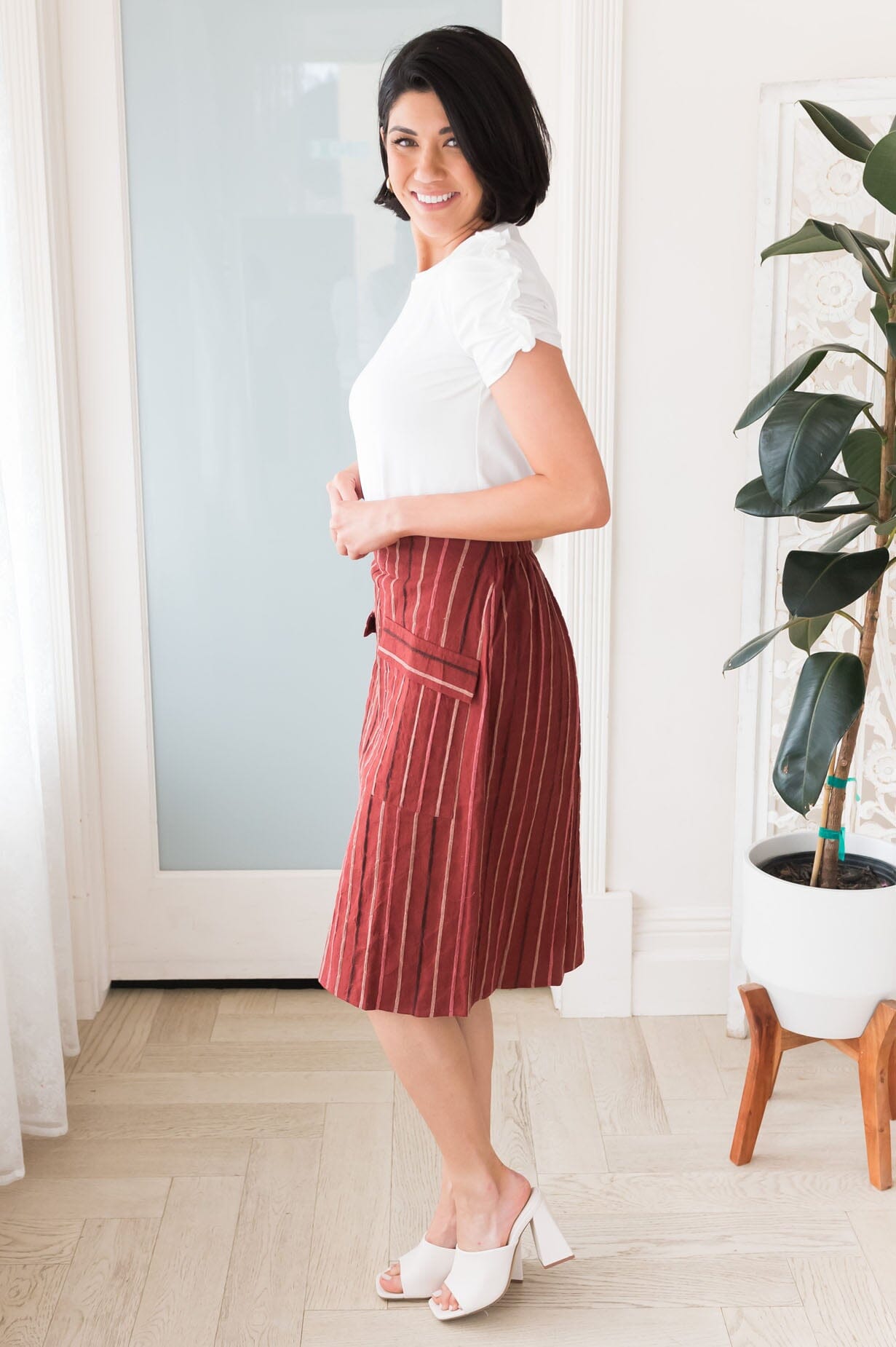 Rising Sun Modest Skirt