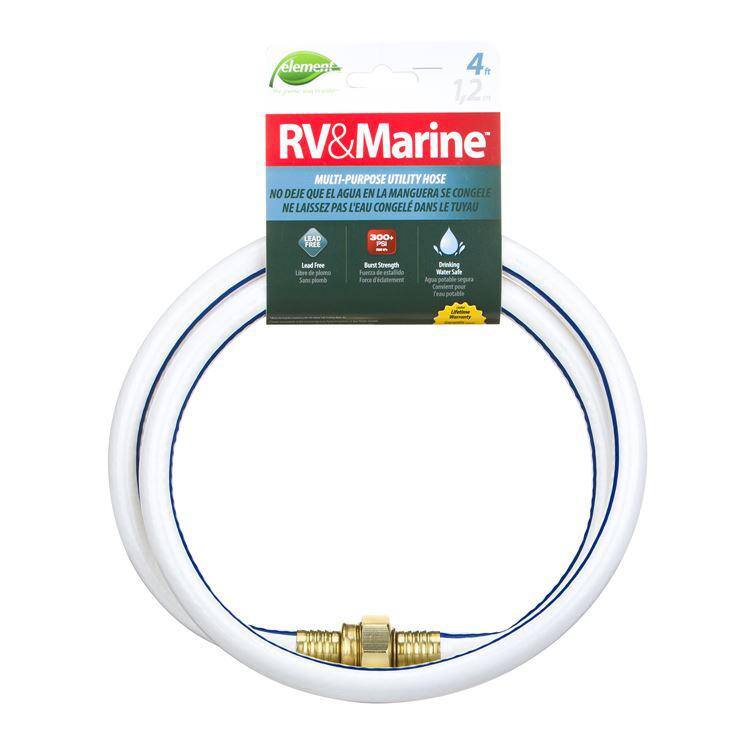 Element RV and Marine 12 in. x 50 ft. Medium Duty Water Hose CELMRV12050CC