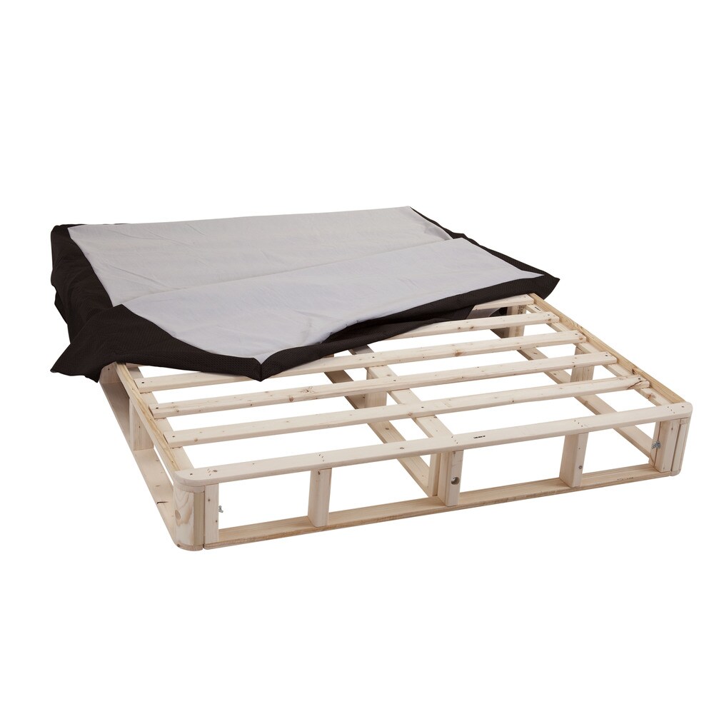 ComforPedic from Beautyrest Choose Your Comfort 10 inch Gel Memory Foam Mattress Set   White   White/Brown