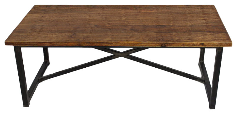 Bunty Solid Wood Coffee Table   Industrial   Coffee Tables   by Rustic Home Interiors  Houzz