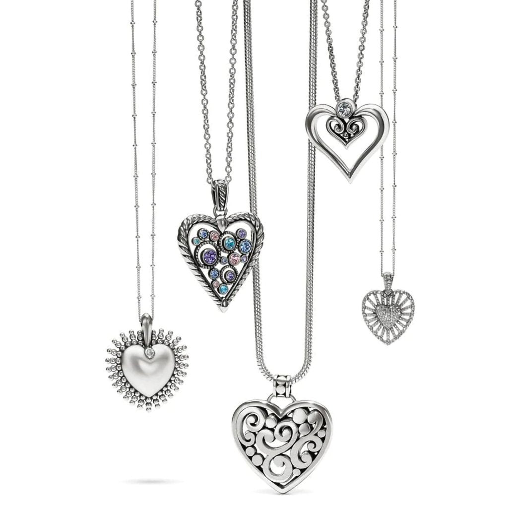 Brighton Halo Heart Necklace