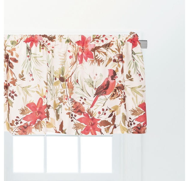 C amp f Home Averie White Valance Collection