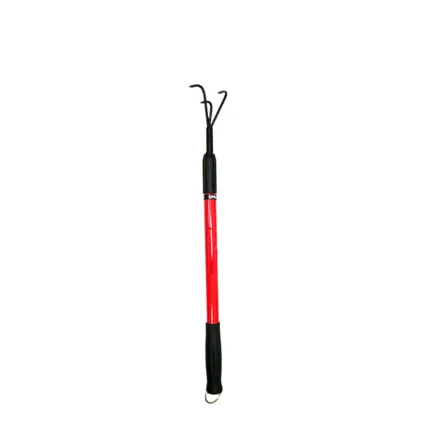 3 tine hoe garden rake with telescopic handle