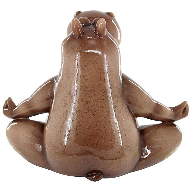 Design Toscano A Ton Of Zen Yoga Hippo Garden Statue