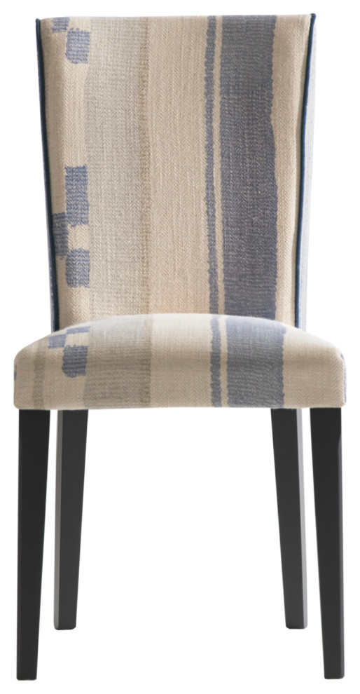 Patterned Fabric Upholstered Dining Chair  Andrew Martin Addington   Transitional   Dining Chairs   by Oroa   Distinctive Furniture  Houzz