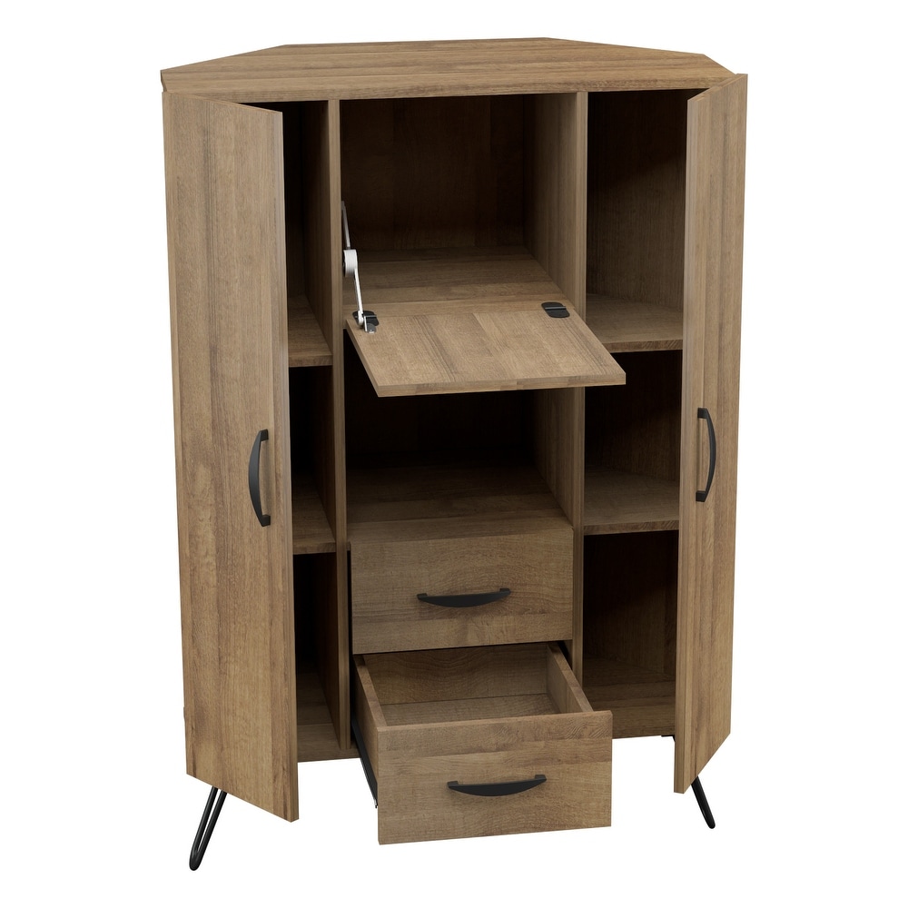 Inval Retro Corner Multi Functional Cabinet