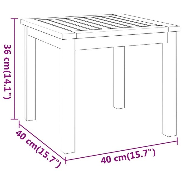 vidaXL Coffee Table 15.7