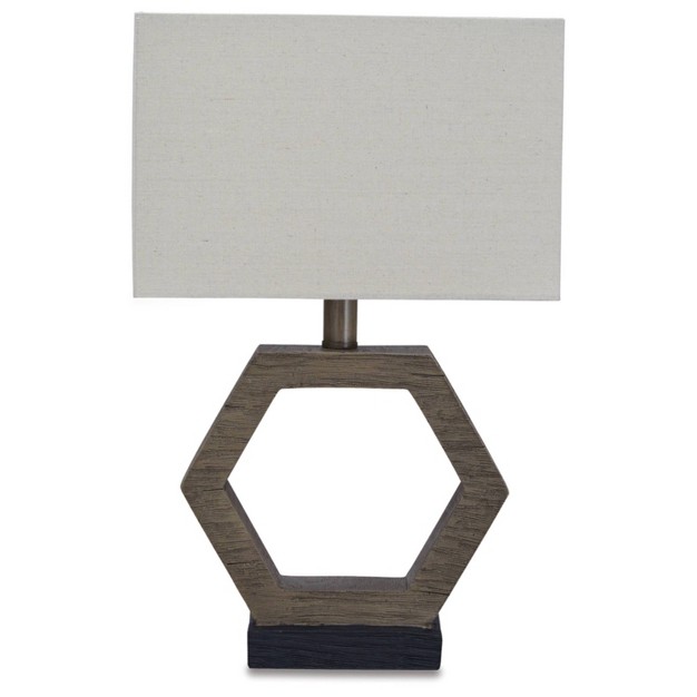 Marilu Table Lamp Gray brown Signature Design By Ashley