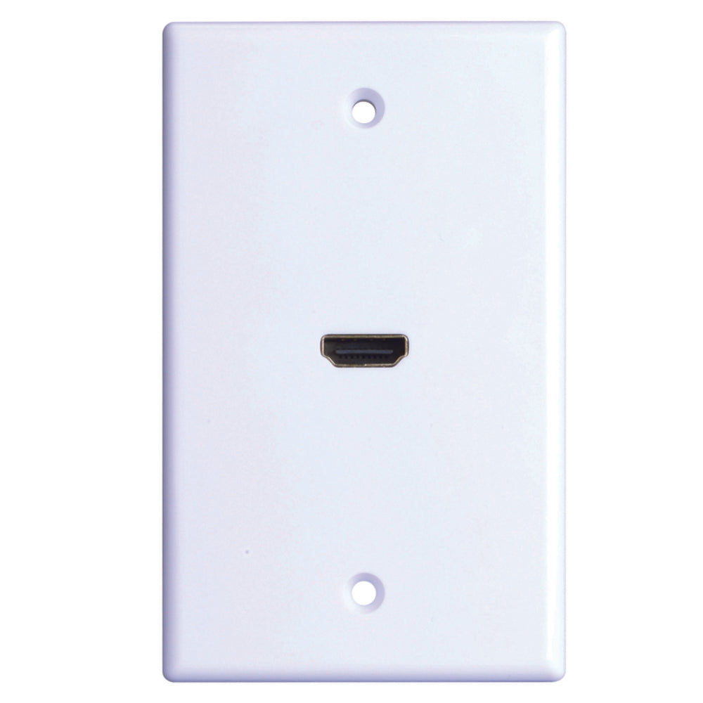 WALLPLATE HDMI 1080P WHT