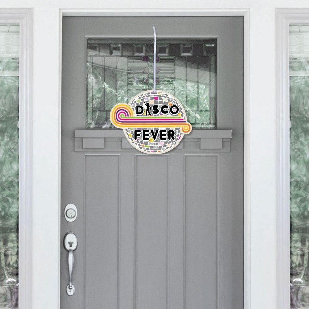 Big Dot Of Happiness 70 x27 s Disco Hanging Porch 1970s Disco Fever Party Outdoor Decorations Front Door Decor 1 Piece Sign