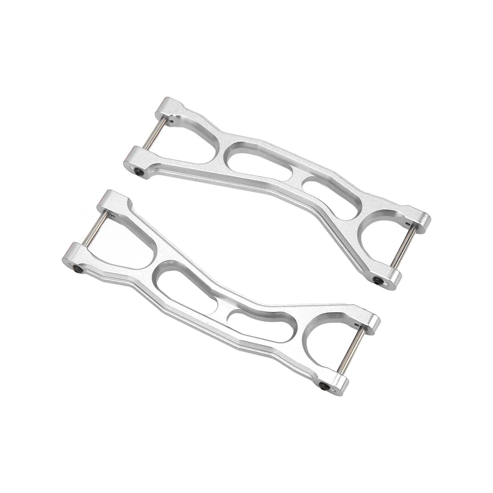 2pcs Rc Metal Front Rear Upper Suspension Arms For Traxxas 1/5 Rc Car Upgrade Partssilver