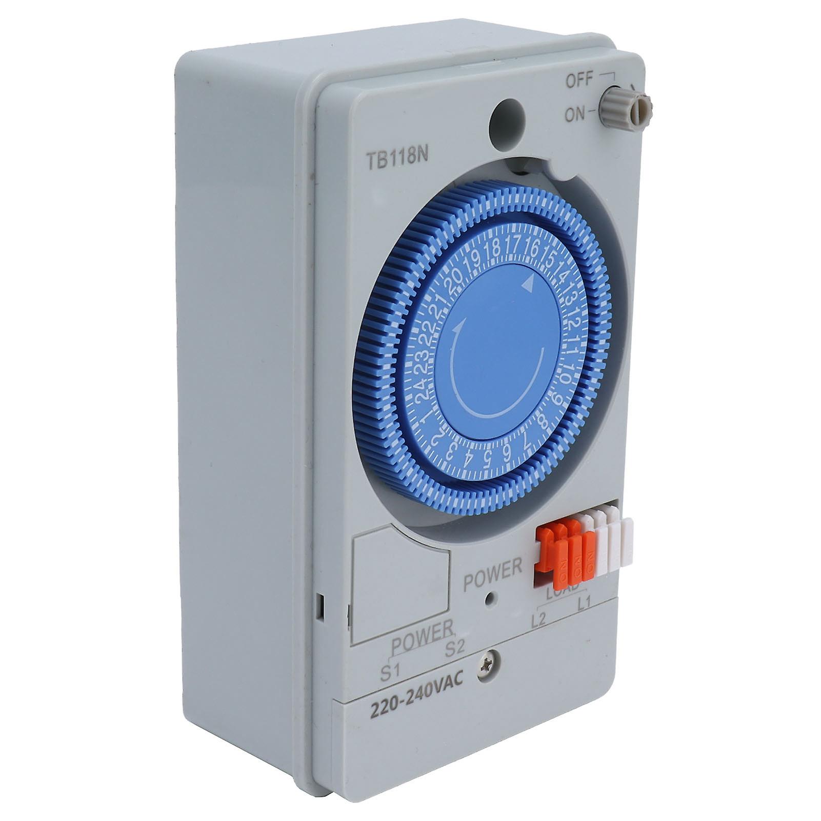 Mechanical Timer Automatic 24 Hours Low Power Consumption Time Switch for Water Heaters Street Lights 220VAC