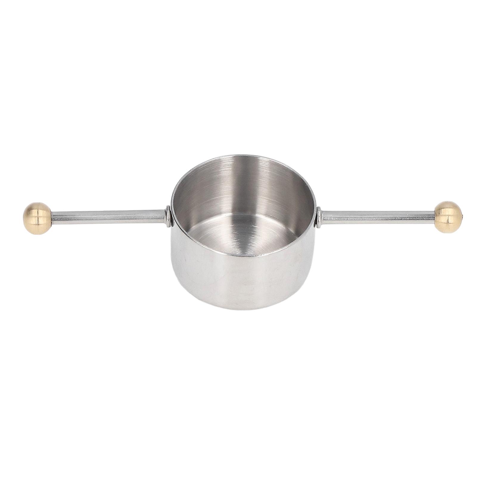 Stainless Steel Measuring Cup Multipurpose Double Ball Bartending Measuring Cup for Home Bar