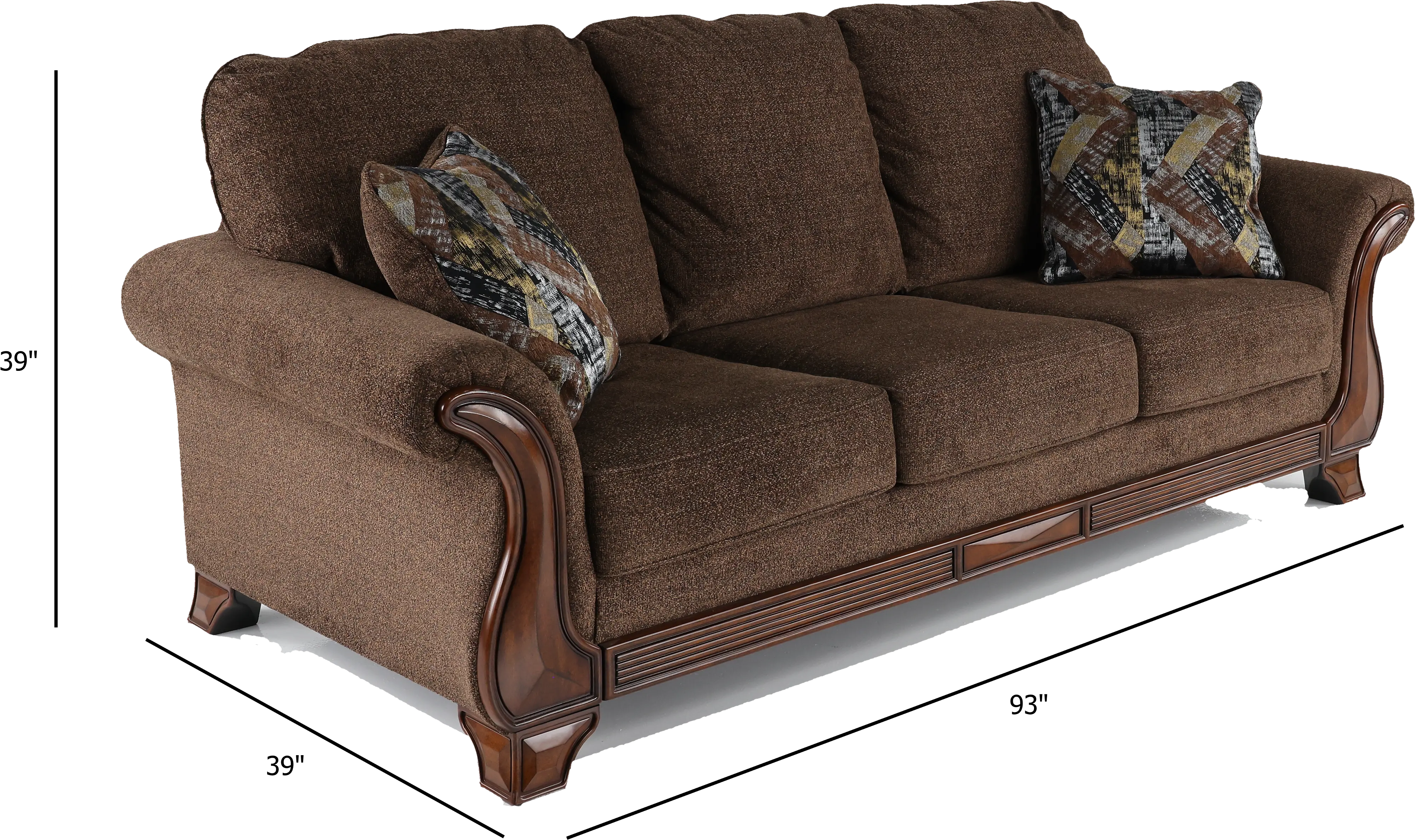 Miltonwood Brown Sofa