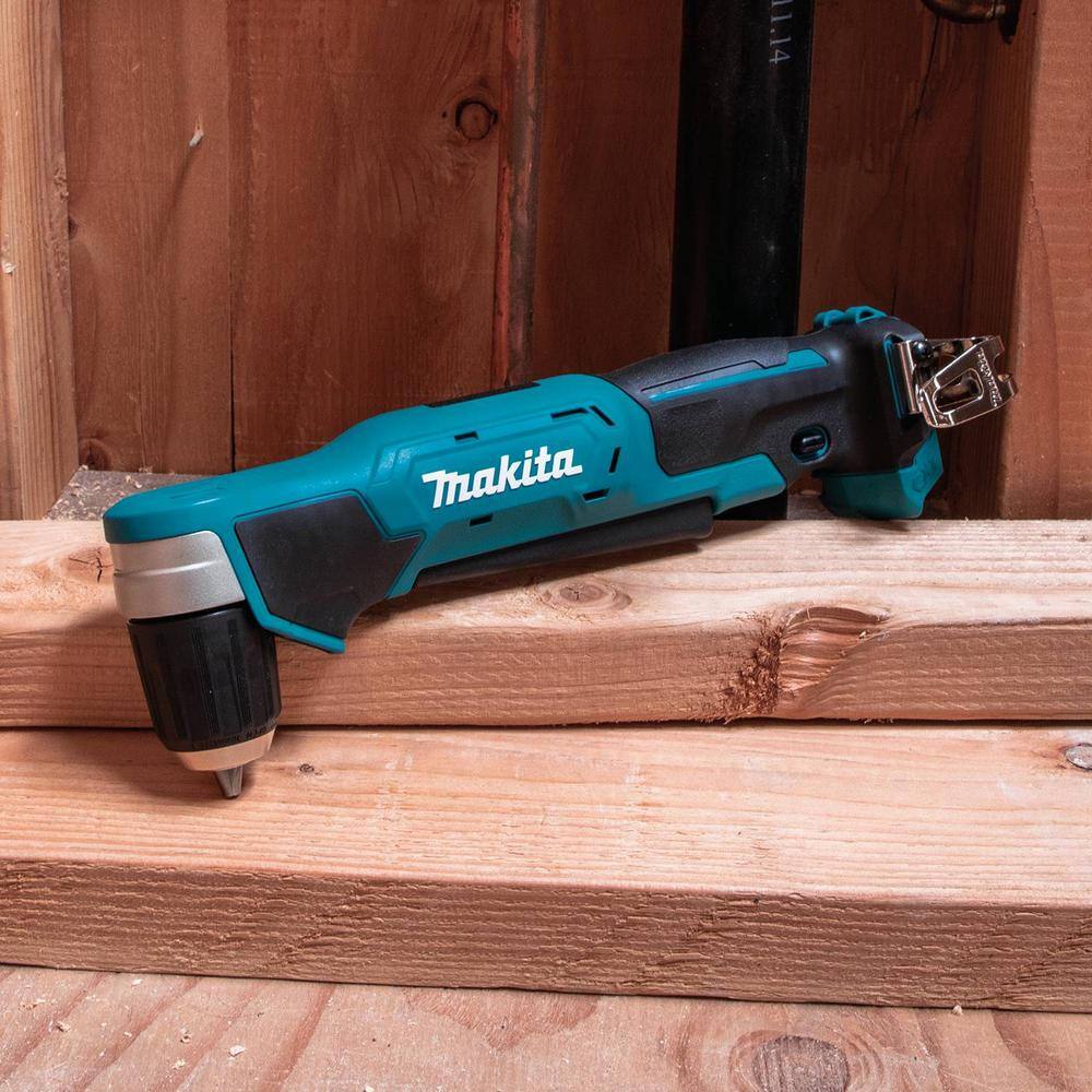 Makita 12V max CXT Lithium-Ion Cordless 38 in. Right Angle Drill (Tool-Only) AD04Z