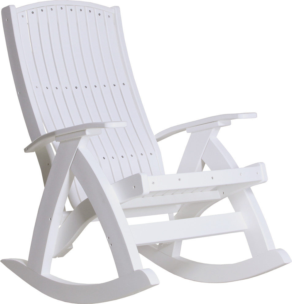 Poly Comfort Rocker   Transitional   Outdoor Rocking Chairs   by Furniture Barn USA  Houzz