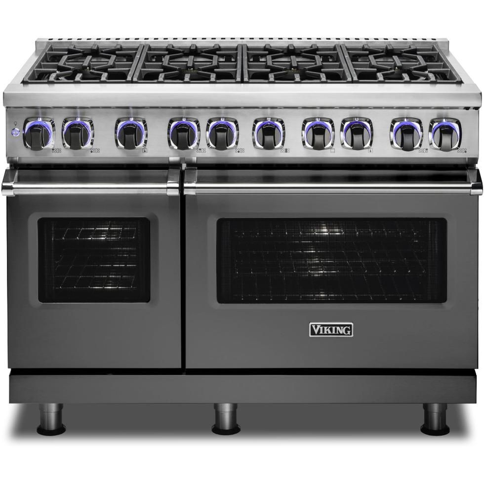 Viking 48-inch Freestanding Dual-Fuel Range with Elevation Burners CVDR7482-8BDG