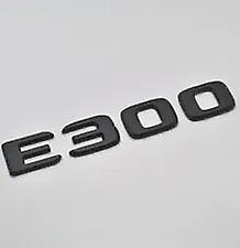 For mercedes benz e300 matt black rear boot trunk letter number badge emblem