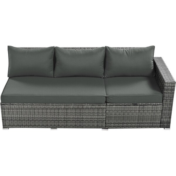 Outdoor 6Piece Rattan Sofa Set