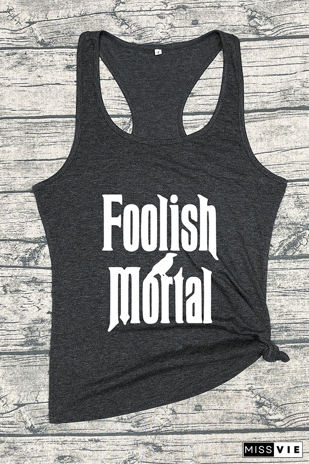 Foolish Mortal Sleeveless Tank Top Wholesale