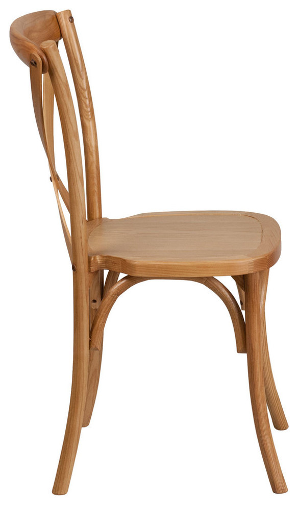 Oak Cross Back Chair   Transitional   Dining Chairs   by GwG Outlet  Houzz