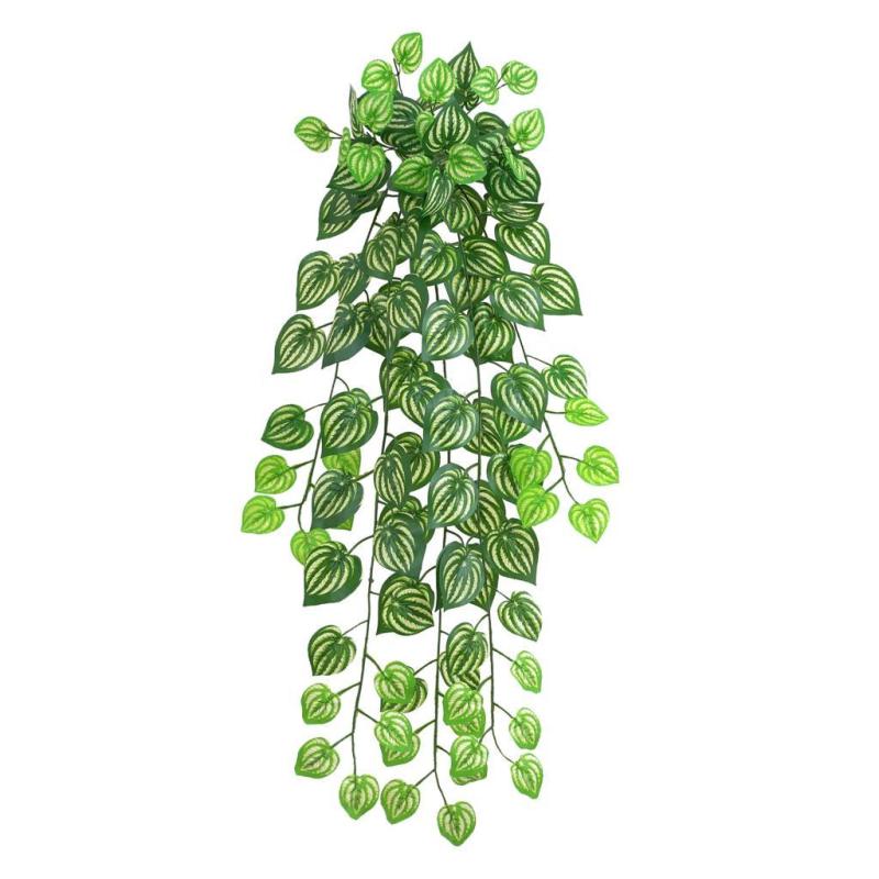 Artificial Ivy Leaf Vine Plant Garden Office Patio Wedding Bar - watermelon leaves