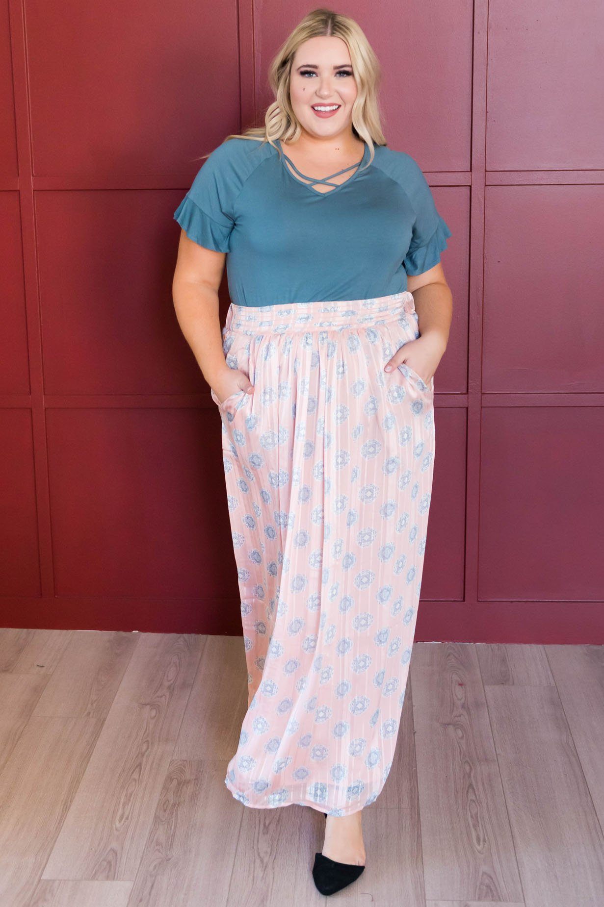 Always Loving Medallion Maxi Skirt