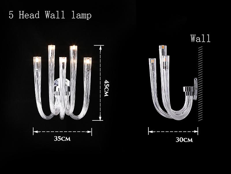 Phube Contemporary Crystal Wall Lamp Bedroom Aisle Lights Hotel Decoration Lighting Fixture Led Bedside Lamp Wall Sconce