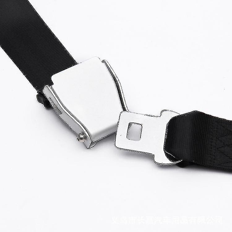 Aluminum Alloy Aircraft Two Point Seat Belt Amusement Equipment Car Polyester Adjustable Seat Belt-s