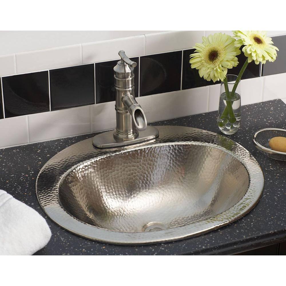 SINKOLOGY Seville 18 Gauge 20 in. Nickel Drop-In Bath Sink in Nickel BOD-0903HN