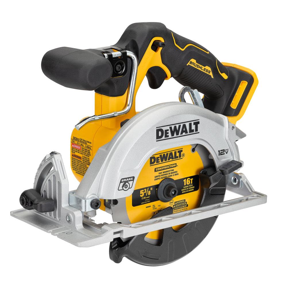 DEWALT XTREME 12V MAX Circular Saw Bare Tool BRUSHLESS 5 3/8