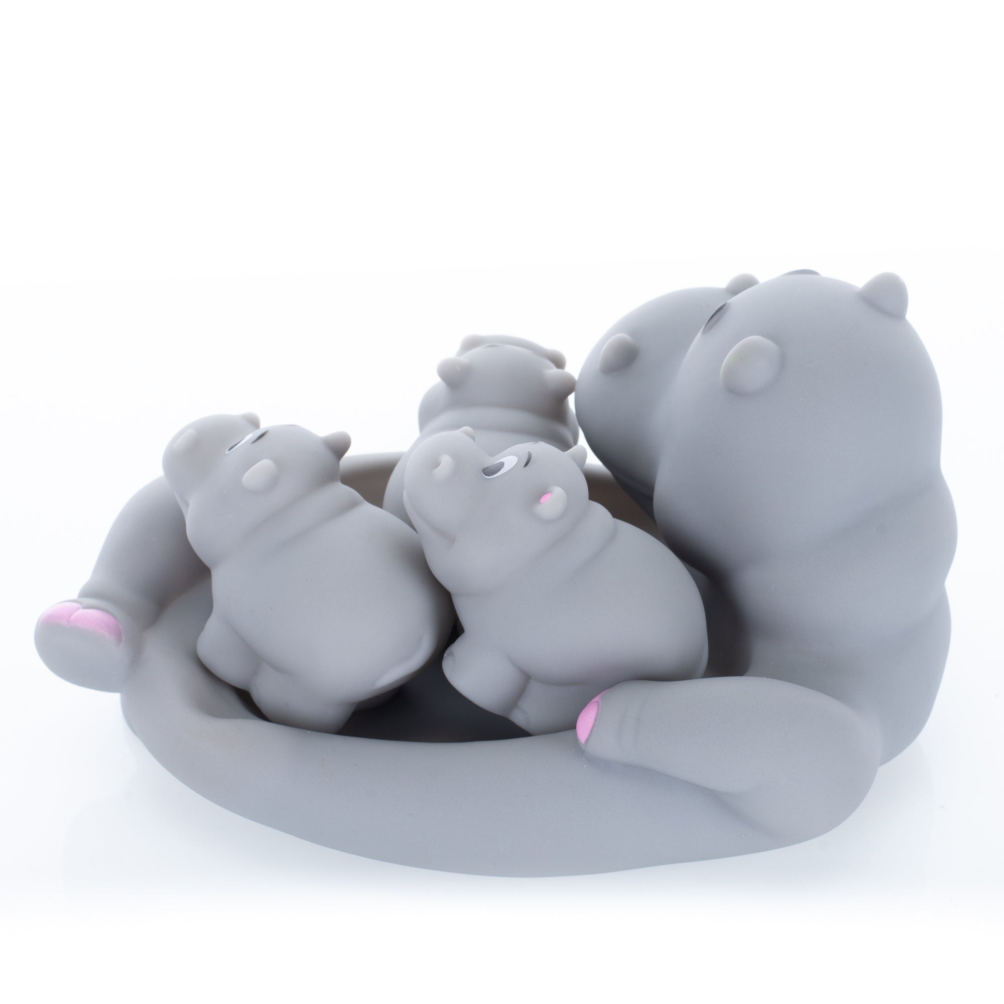 Tubby Scrubby Hippo Family Bath Toys