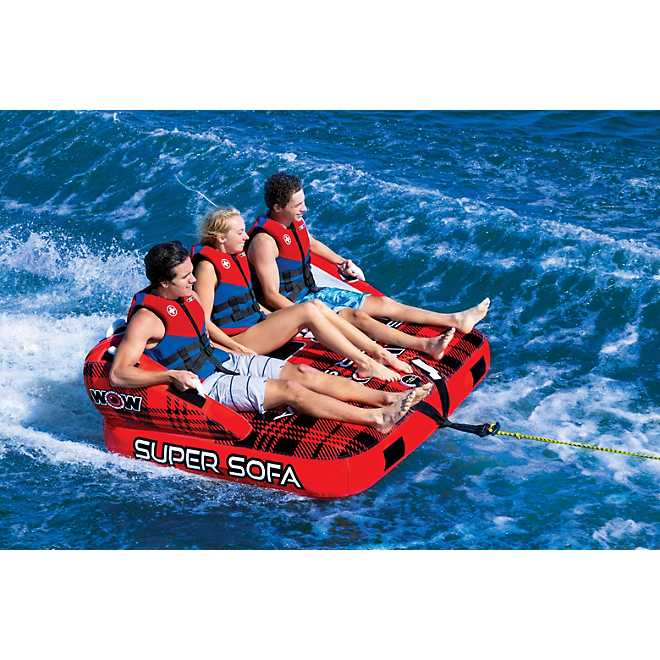 WOW Watersports Super Sofa 3 Person Towable