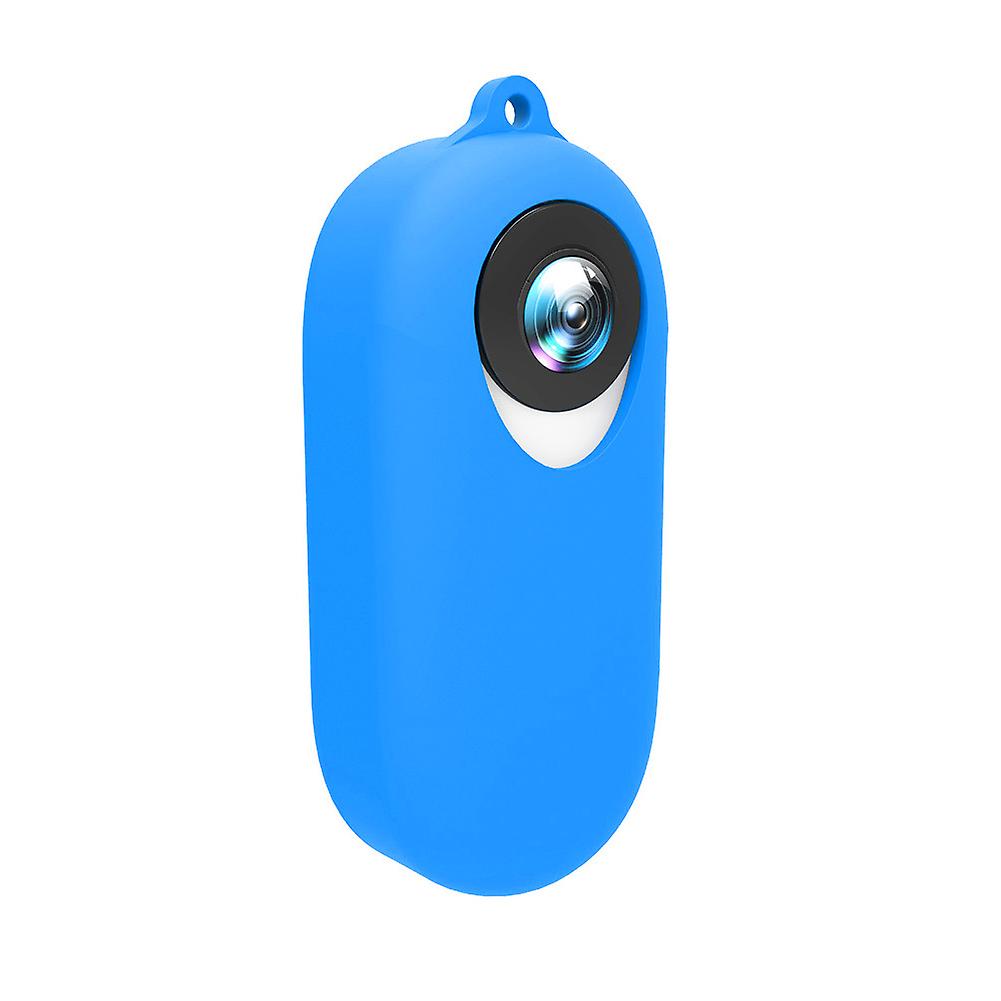 Silicone Intelligent Motion Digital Camera Protective Case Anti Shake Cover Shell For Insta360 Go Thumb Cameras(blue )